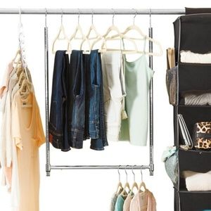 Double Bar Hanging Closet Organizer